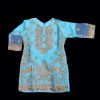 Kids Sharara Dress-Peach and Paste Color-NBKD21553-2