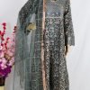 Net Embroidered Long Maxi Suit – NBLM-188808