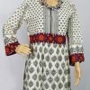 Pakistani Lawn – Cream and Purple Color- NBPL-6130-4