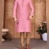 PANJABI SHERWANI STYLE WITH PAJAMA PINK COLOR – NB5014
