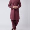 PATANI PANJABI WITH PAJAMA Red Color – NB5011