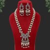 Black Color American Diamond Necklaces Set - NB5060