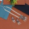 Light Pink Color American Diamond Necklaces Set - NB5042 - Image 2