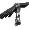 Black Color Oxidised Bangle Set: 2.6 - NB5101 - Image 3
