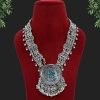 Multi Color Oxidised Meena Necklace - NB5123