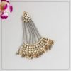 Grey Color Kundan Maang Pasa - NB5124