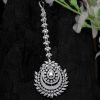 Silver Color American Diamond Maang Tikka - NB5094