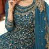 Nazon Brand - ‎Embroidered Sharara Dress - NB61569 - Image 2