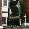 Nazon Brand - Pakistani Sharara Party Dress - NB61585