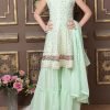 Nazon Brand - Faux Georgette Kids Sharara Suit - NB61593