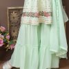 Nazon Brand - Faux Georgette Kids Sharara Suit - NB61593 - Image 3