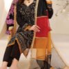 Organza 3 piece Suit - Embroidered Organza Dress - NBO61624 - Image 3