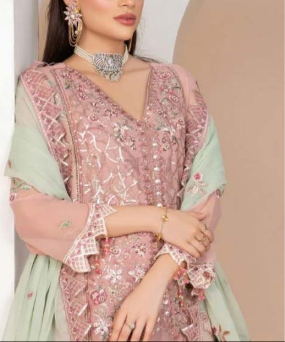 Embroidered Dress - NBO61642 - Image 4