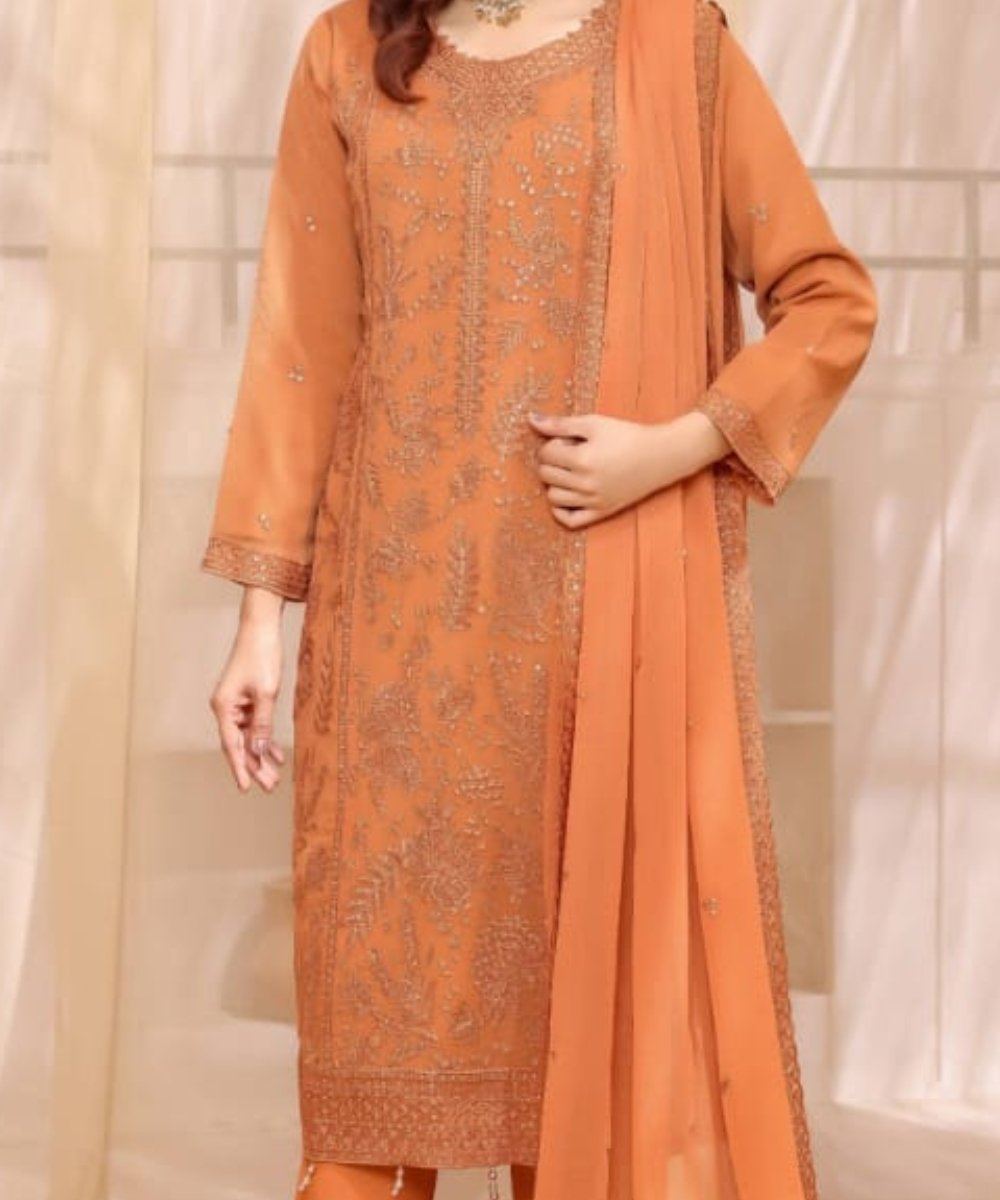 Embroidered Dress - NBO61632 - Image 3