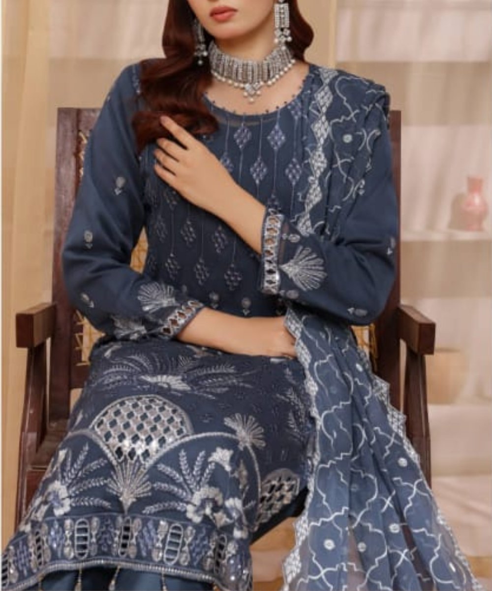 Embroidered Dress - NBO61633 - Image 4